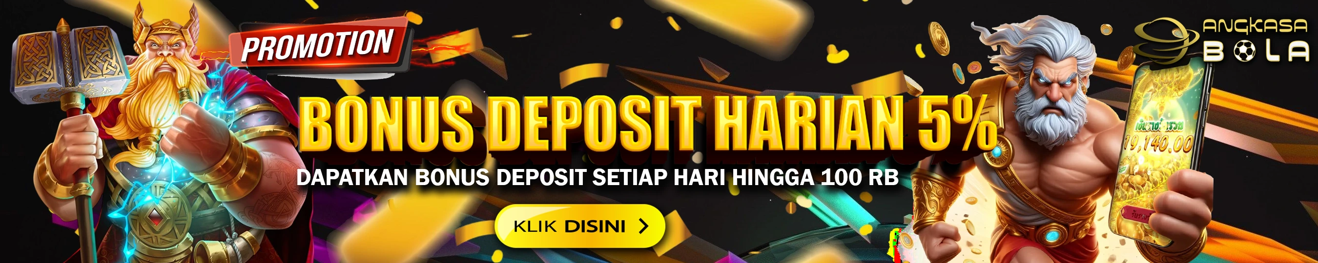 BONUS DEPOSIT HARIAN 5%
