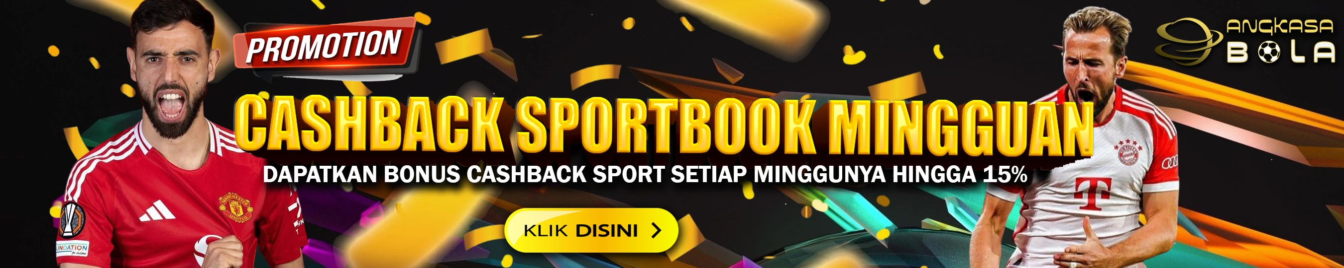 BONUS CASHBACK SPORTBOOK HINGGA 15%