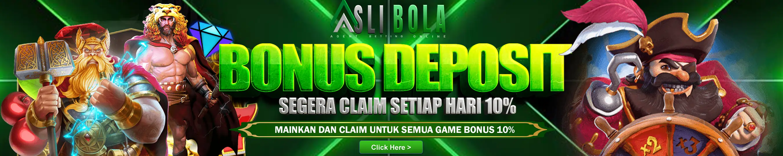 BONUS DEPOSIT HARIAN 10%