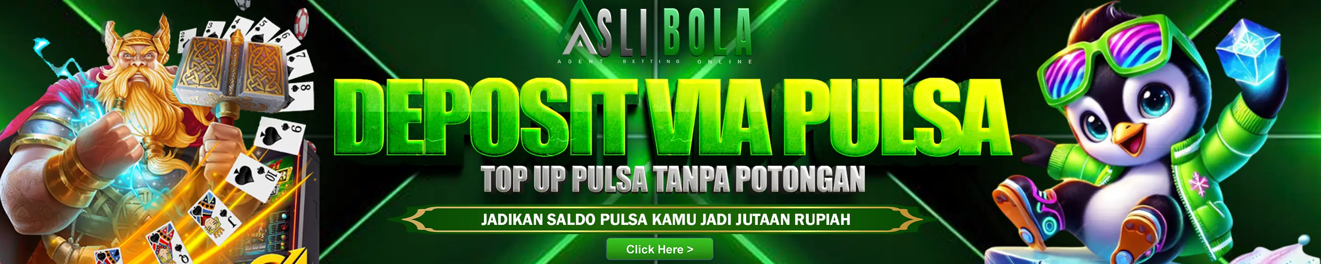 DEPOSIT PULSA TANPA POTONGAN