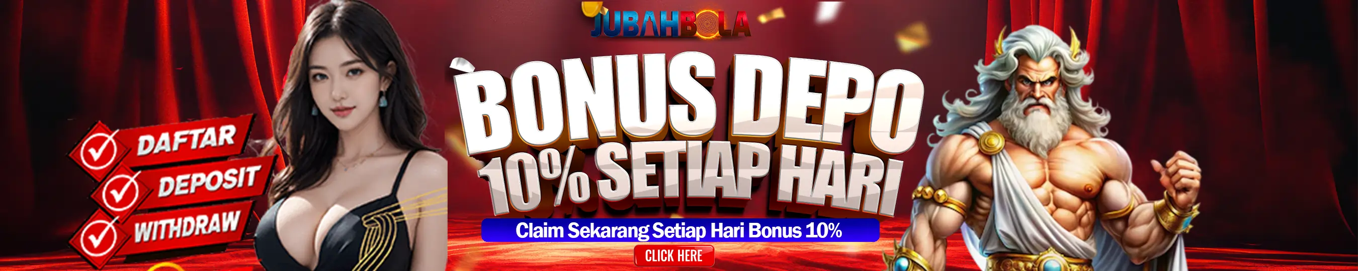 BONUS DEPOSIT HARIAN 10%