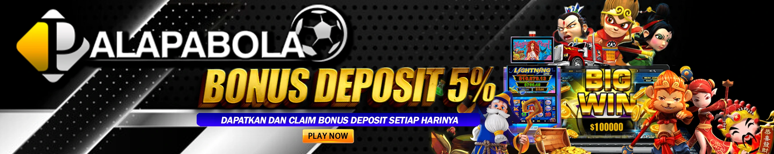 BONUS DEPOSIT HARIAN 5%
