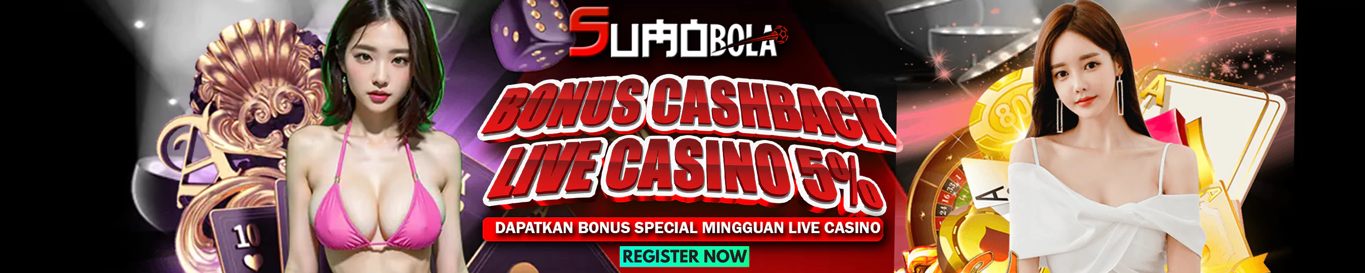 BONUS CASHBACK LIVE CASINO 5%